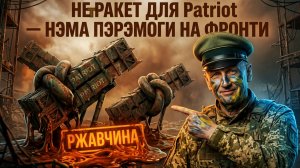 КРИТИЧЕСКИЙ МОМЕНТ! PATRIOT ЗАКАНЧИВАЮТСЯ! ФРОНТ ТРЕЩИТ! ТРАМП ПРИНУЖДАЕТ К МИРУ! СТАРИКОВ