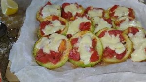 Запечённые Кабачки получаются нежными, ароматными и просто вкусными!