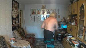 Зарядка с гирей в 58 лет..(упражнения с гирей 16 кг)
