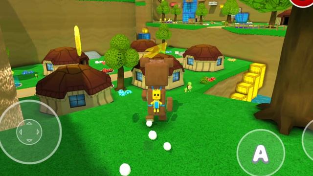 Спасаю всех медведей в черепахограде в Super Bear Adventure