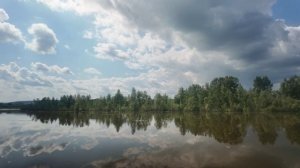Вот такая красота за нашим огородом в деревне!