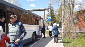 Автобус Лиаз-5250 «ВОЯЖ» следует по маршруту 21