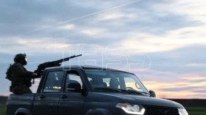 Работа расчетов ПВО спецназа «Ахмат» в ЛНР