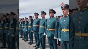 Вручение боевого знамени 8 ождбр