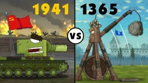 СОВЕТСКИЕ ТАНКИ vs КАТАПУЛЬТЫ Монголо-Татаров. Попали в прошлое.