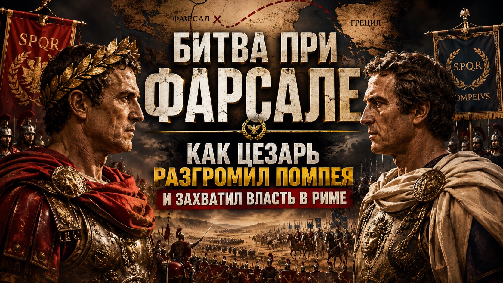 Битва При Фарсале: Как Цезарь Разгромил Помпея И Захватил Власть В Риме | Документальный Фильм