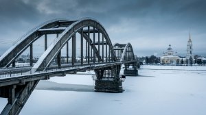 Полет у набережной Рыбинска