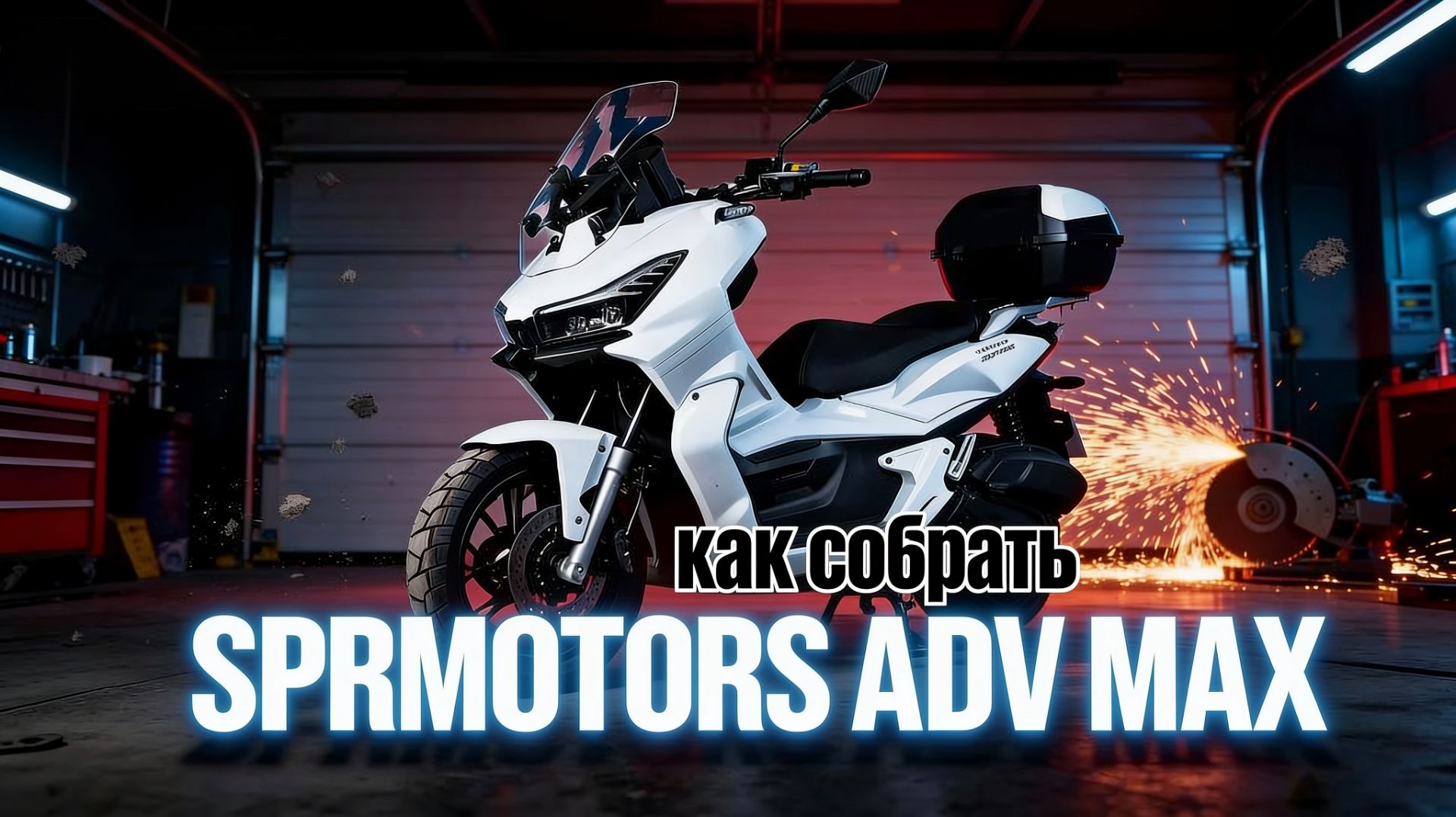 🏁Как собрать макси-скутер? Инструкция по сборке SPRMOTORS ADV MAX🚀