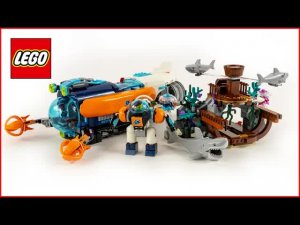Сборка набора LEGO City 60379: Глубоководная исследовательская подводная лодка