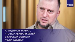 Алаудинов заявил,  что ВСУ убивали детей  в Курской области «ради забавы»