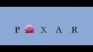 Кирби в логотипе Pixar против Люксо-младшего.