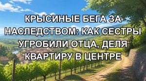 КРЫСИНЫЕ БЕГА ЗА НАСЛЕДСТВОМ: КАК СЕСТРЫ УГРОБИЛИ ОТЦА, ДЕЛЯ КВАРТИРУ В ЦЕНТРЕ