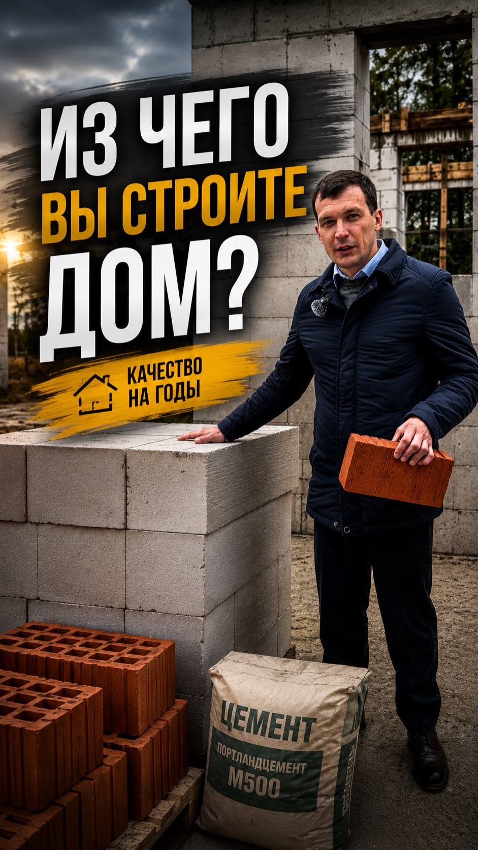 Строим дом в Санкт-Петербурге за 17 000 000 ₽ из газобетона