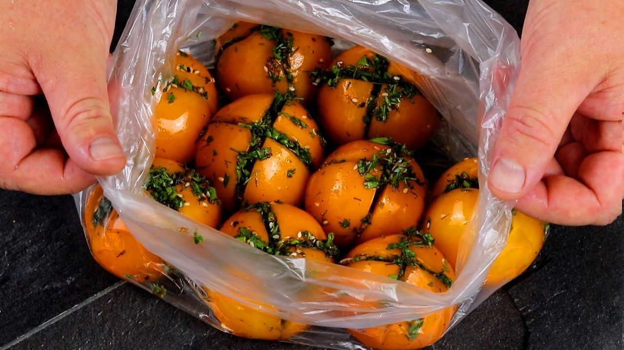 Боже как вкусно! Я всегда буду так готовить! Просто надрежьте помидоры!Закусочные Помидоры!