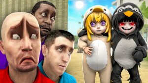 У ГУГУ ГАГА ПИНГВИН ЕСТЬ СЕСТРА? УГАР И БЕЗУМИЕ В Garry`s Mod