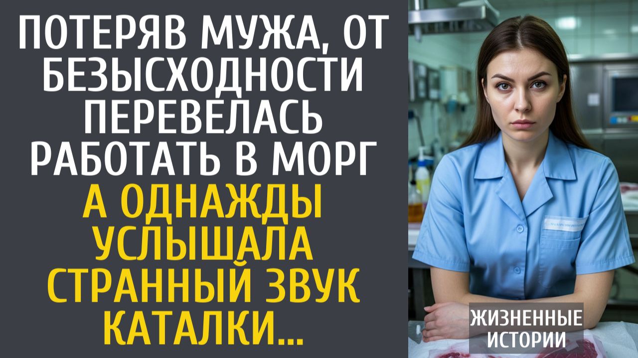 Истории из жизни Потеряв мужа, от безысходности перевелась работать в морг… А однажды услышала…