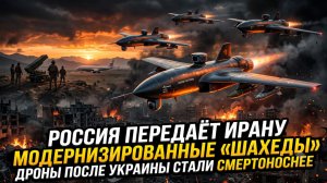 🚀Россия передаёт Ирану модернизированные «Шахеды»: дроны после Украины стали смертоноснее