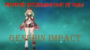 Первое ВОЗВЫШЕНИЕ ЯГОДЫ Genshin Impact