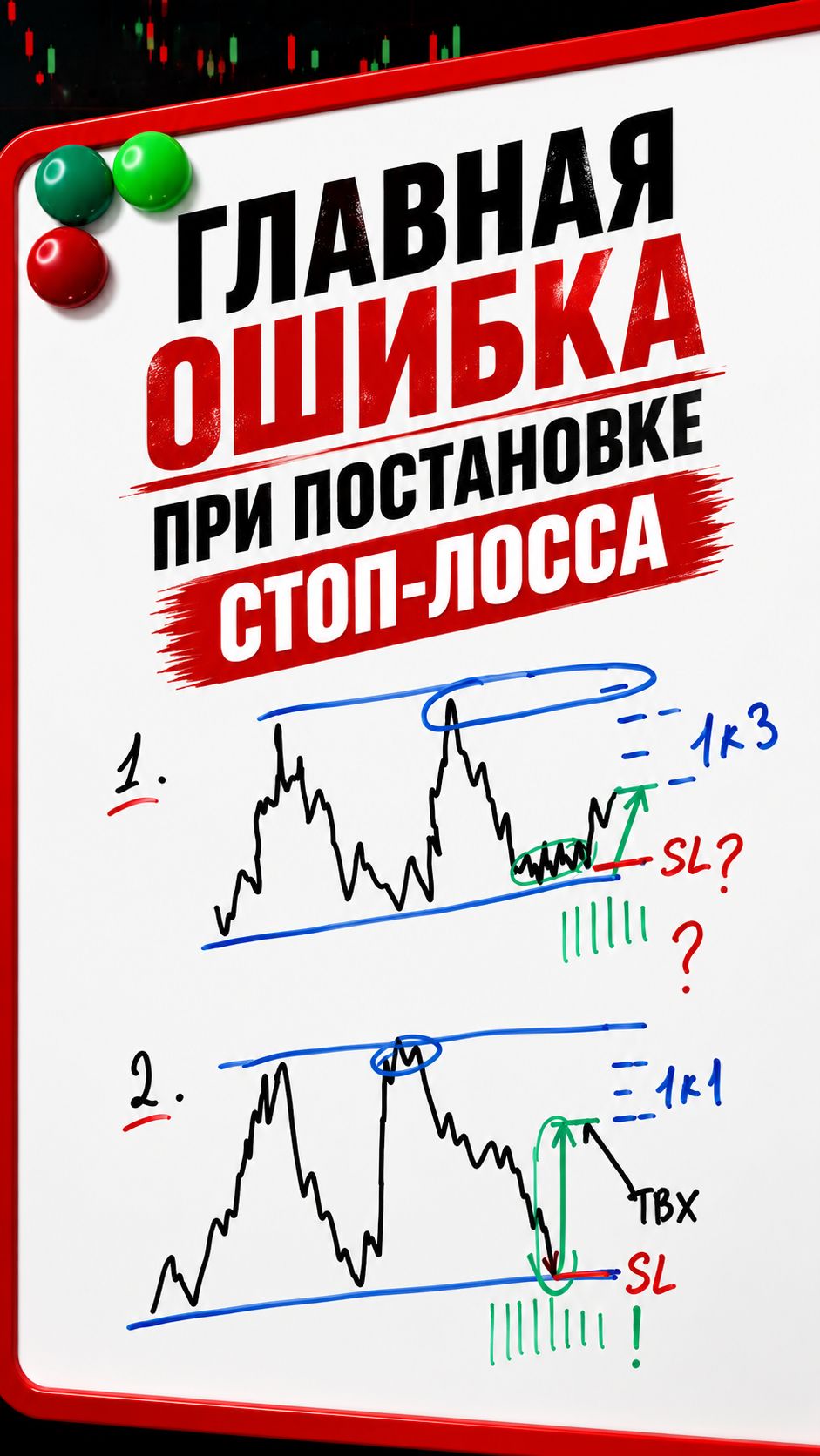Главная ошибка при постановке стоп-лосса