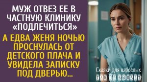 Истории из жизни Муж отвез ее в частную клинику «подлечиться»… А едва Женя ночью проснулась от плача