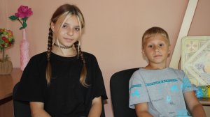 Софья, 13 лет, Артём, 9 лет (видео-анкета)