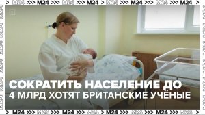 Британские учёные предложили наполовину сократить население Земли — Москва 24 | Контент