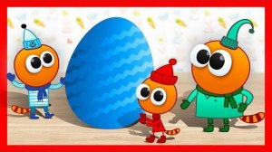 СЮРПРИЗЫ и игрушки - ТРИ КОТА Открываем Яйца Сюрприз - собираем коллекцию