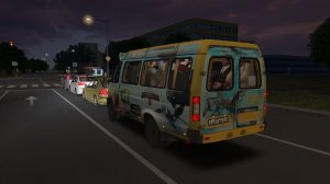 Поездка на ГАЗ-322132 по маршруту №943 по карте Москва Север 2.0