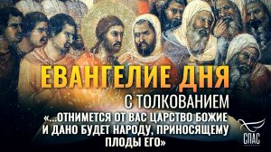 «...отнимется от вас Царство Божие и дано будет народу, приносящему плоды его» / Евангелие дня