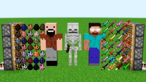 Майнкрафт Нотч, скелеты, Хиробрин и все яйца с мечами вместе 😱⚔️