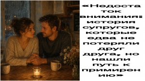 Истории из жизни|«Недостаток внимания: история супругов, которые едва не потеряли друг друга