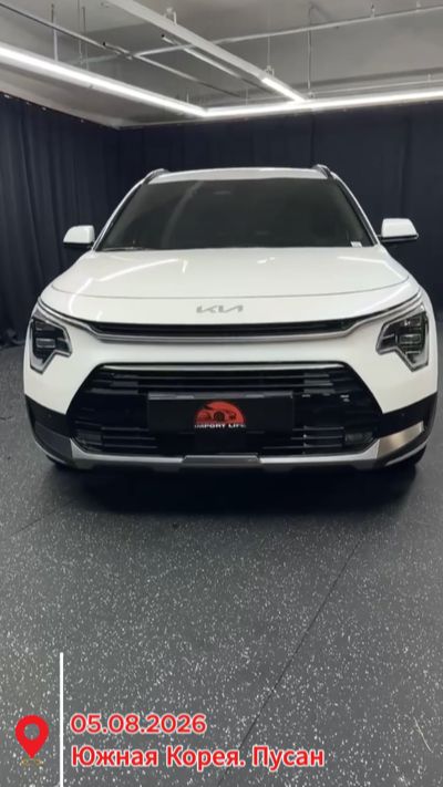 Kia Niro в порту Пусан ждет отправки в Россию