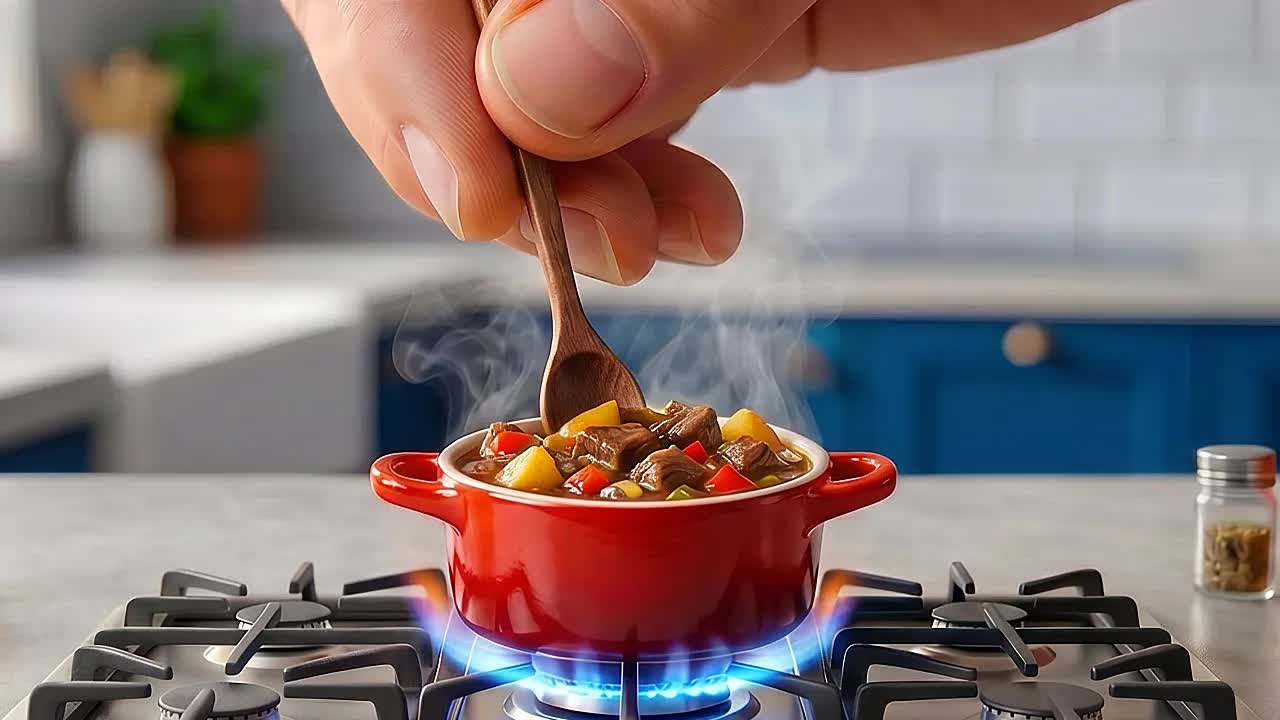 3 часа миниатюрной кулинарии: рецепты из говядины ASMR