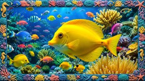 🪸 Аквариумная атмосфера | Коралловые рыбки и музыка для отдыха 🐠🌊