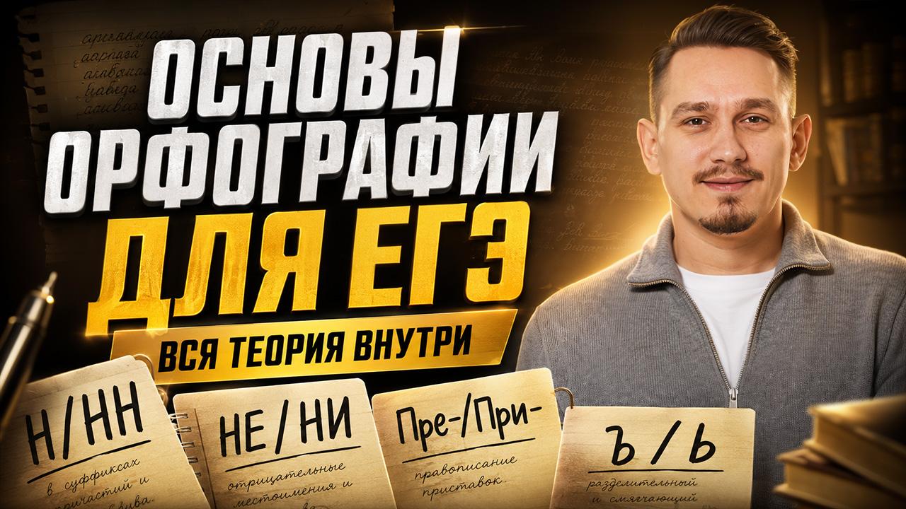 ОСНОВЫ ОРФОГРАФИИ для ЕГЭ по русскому | Обзор всех правил за один урок | Александр Долгих