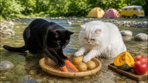 ТРИ КОТА ПОЕХАЛИ НА ПРИРОДУ