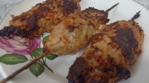 Куриные люля в аэрогриле