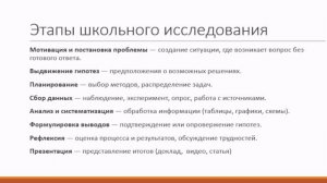 Метод исследования