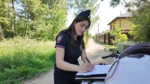 Сотрудники Госавтоинспекции по Дмитровскому округу ежедневно выявляют нарушителей на питбайках