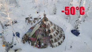 Уникальное жилище хантов, которое выдерживает САМЫЕ сильные холода в мире. Россия. Ямал.