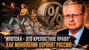 ВАЖНЫЕ НОВОСТИ НА СЕГОДНЯ. Михаил Делягин | «Ипотека — это крепостное право». Как монополии хор