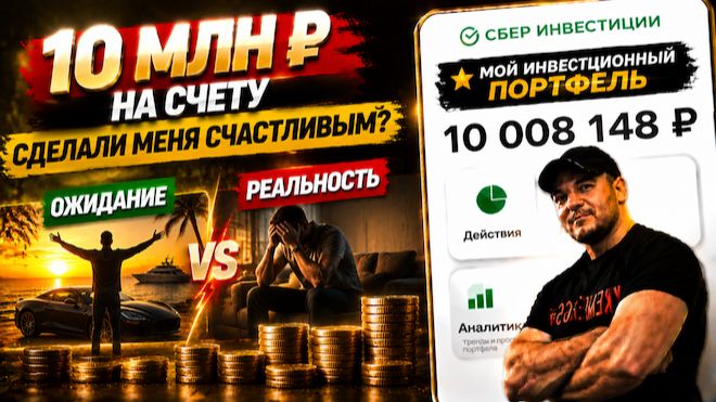 10 МИЛЛИОНОВ на счету: это сделало меня счастливым? Делюсь личным опытом