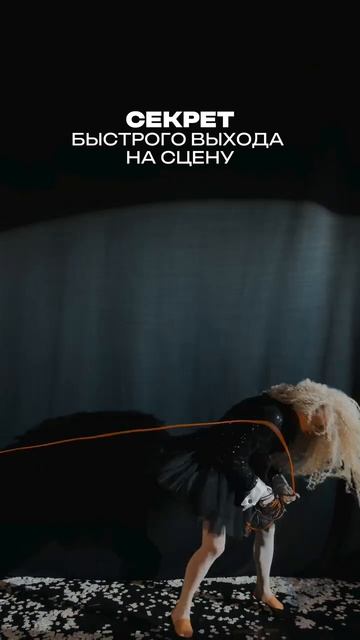 За каждым успешным выходом на сцену стоит одна сильная женщина... и пара метров прочного каната! 
