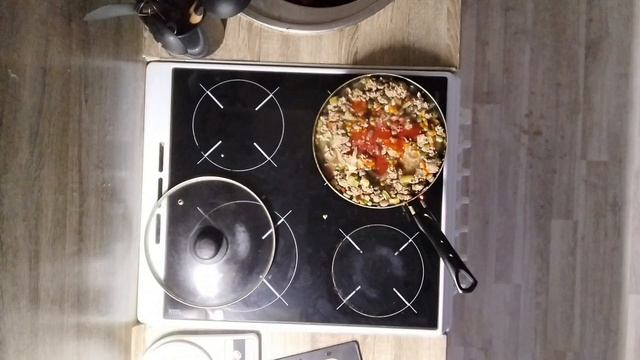 Фарш с овощами