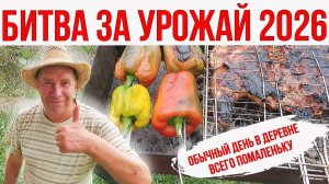 Битва ЗА УРОЖАЙ 2026! Обычные трудовые будни пенсионеров Уральском огороде.