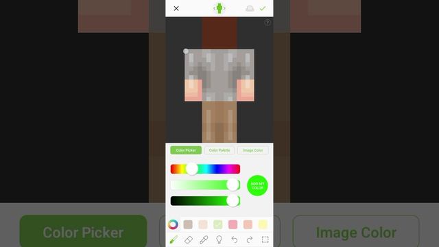 я создал свой скин для Minecraft