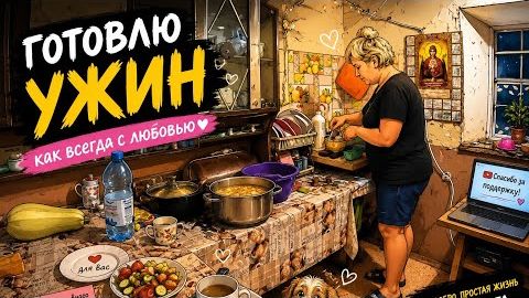 ГОТОВЛЮ УЖИН  ЖИЗНЬ В СЕЛЕ #villagelife 😍