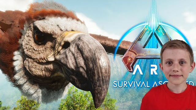 Полёт на АРГЕНТАВИСЕ в зимний биом и приручение МАМОНТА - ARK Survival Ascended Выживание #3