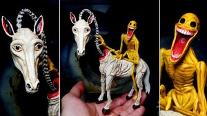 Майнкрафт создаю Верити, всадник на длинной лошади! Скульптура таймлапс 😱🎮