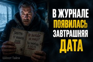 В старом журнале появилась дата завтрашней аварии